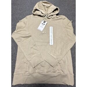 Members Mark‎ Hoodie Mens Small Khaki Beige Newport Pullover Sweatshirt New